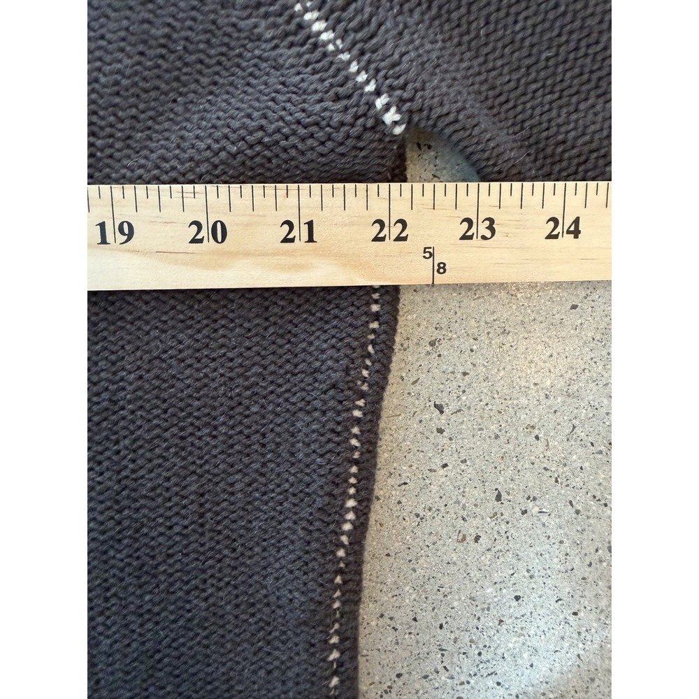 Inhabit Men's 100% Cashmere Brown Sweater With Buttons Old Money Acedamia Sz L - Picture 5 of 7